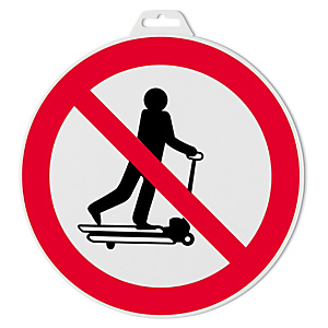 Panneau interdit de monter sur le transpalette