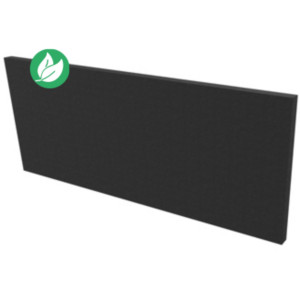 Panneau séparateur DUO pour bureau partagé Activ'o - L.180 x H.75 cm - Anthracite - Support Noir Panneau séparateur DUO pour bureau partagé Activ'o - L.180 x H.75 cm - Anthracite - Support Noir