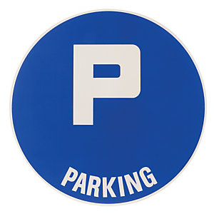 Panneau parking diamètre 45 cm polystyrène antichoc