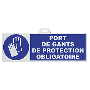 Panneau port de gants de protection obligatoire