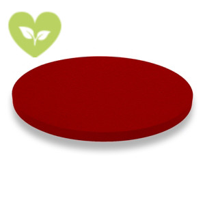 Pannello fonoassorbente circolare Round, Diametro 80 cm, Rosso (confezione 4 pezzi)