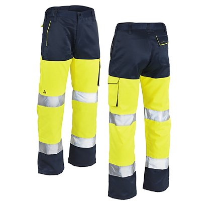 Pantalón de trabajo alta visibilidad amarillo flúor XL - 1