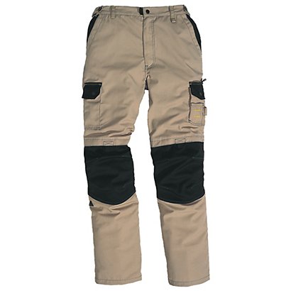 Pantalon de travail beige et noir Mach 5 DeltaPlus, taille XXXL