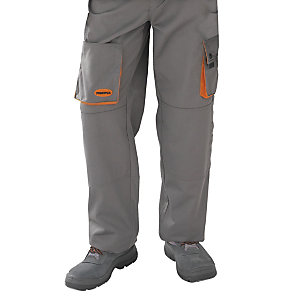 Pantalon de travail gris et orange Mach 2 Deltaplus, taille S