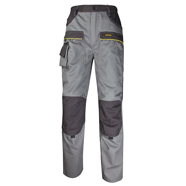 Pantalon de travail polycton gris clair et gris foncé Mach