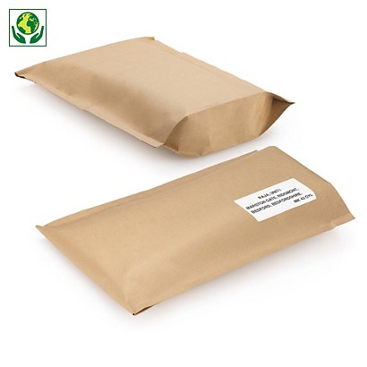 Papír csomagküldő boríték öntapadós ragasztócsíkkal - 1