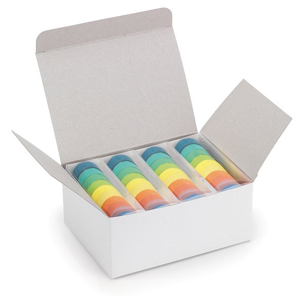 Papírové krabičky bílé 50 x 50 x 70 mm - 5