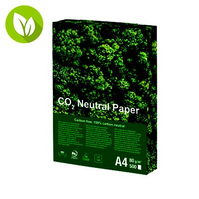 Papel Blanco neutro en CO₂  A4 80 gr 500 hojas - 1