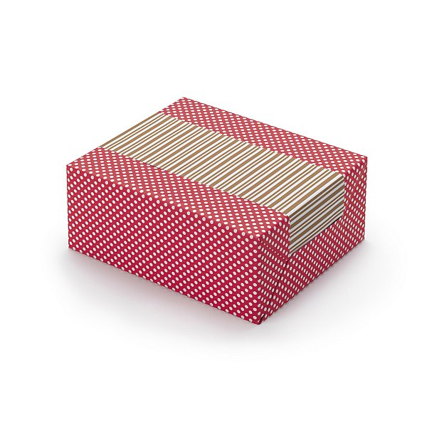 Papel de embrulho padrão pontos/linhas - 2