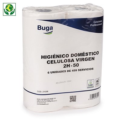 Papel higiénico celulosa virgen Buga - 1