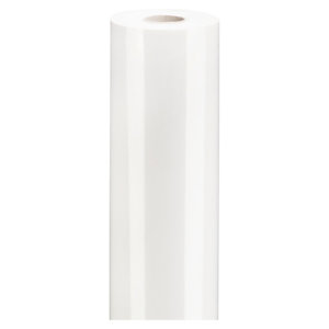 Papel de regalo brillante blanco bobina 70 cm x 25 m