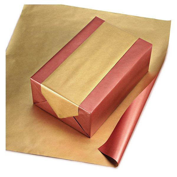 Papel de regalo de kraft duo - 3