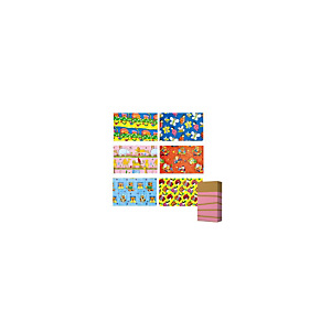 Papel de regalo rollo retractilado - Surtido Infantil Papel de regalo rollo retractilado - Surtido Infantil