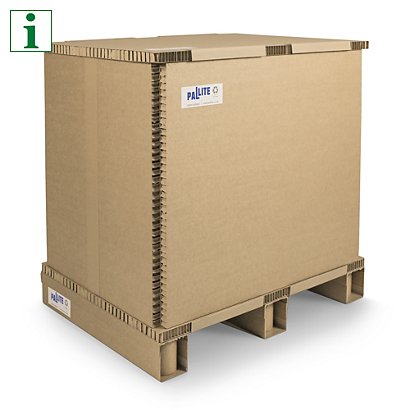 Paper Carton Pallet Boxes with Pallets - 1