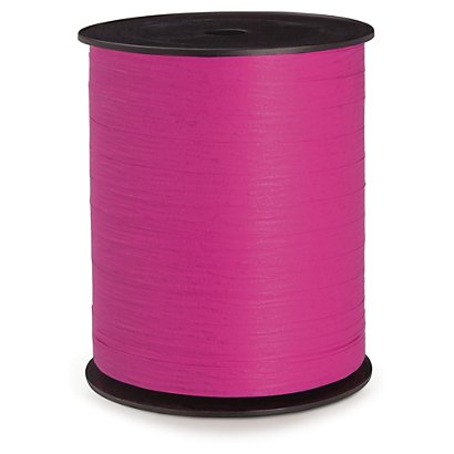 Paper effect ribbon, fuchsia, 10mmx200M - 1