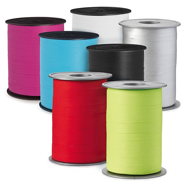 Paper effect ribbon, lime green, 10mmx200M - 9