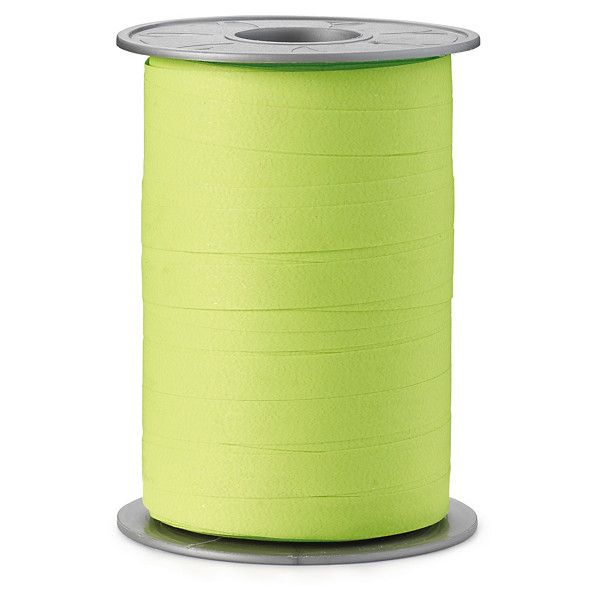 Paper effect ribbon, lime green, 10mmx200M - 1