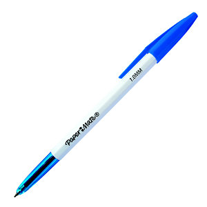 Paper Mate Bolígrafo de punta de bola, punta mediana, 1 mm, azul