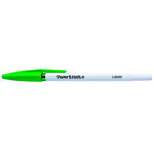 Paper Mate Bolígrafo de punta de bola, punta mediana, 1 mm, verde