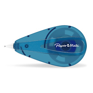 Paper Mate Correttore a nastro Mini, 5 mm x 6 m, Azzurro (confezione 10 pezzi) Paper Mate Correttore a nastro Mini, 5 mm x 6 m, Azzurro (confezione 10 pezzi)