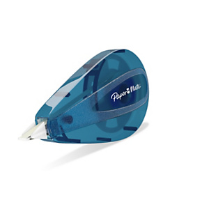 Paper Mate Correttore a nastro Mini, 5 mm x 6 m, Azzurro (confezione 3 pezzi) Paper Mate Correttore a nastro Mini, 5 mm x 6 m, Azzurro (confezione 3 pezzi)