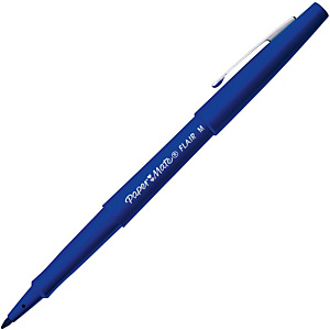 Paper Mate Flair Original Stylo feutre à capuchon pointe moyenne 1 mm bleu Paper Mate Flair Original Stylo feutre à capuchon pointe moyenne 1 mm bleu