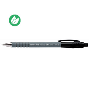 Paper Mate Flexgrip Gel - Stylo bille encre gel rétractable pointe moyenne 0,7 mm - Noir Paper Mate Flexgrip Gel - Stylo bille encre gel rétractable pointe moyenne 0,7 mm - Noir