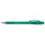 Paper Mate FlexGrip Ultra Bolígrafo retráctil de punta de bola, punta grande de 1 mm, cuerpo verde con grip, tinta verde - 1