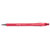 Paper Mate FlexGrip Ultra Bolígrafo retráctil de punta de bola, punta mediana de 1 mm, cuerpo rojo recubierto de goma con grip, tinta roja - 1