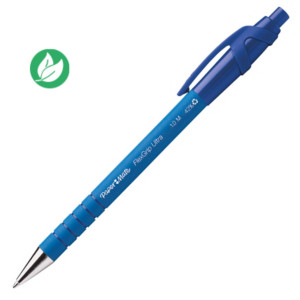 Paper Mate Flexgrip Ultra RT Stylo bille rétractable pointe moyenne 1 mm bleu - Boîte de 30 + 6 OFFERTS