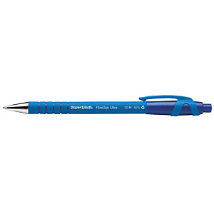 Paper Mate Flexgrip Ultra RT Stylo bille rétractable pointe moyenne 1 mm bleu - Boîte de 30 + 6 OFFERTS Paper Mate Flexgrip Ultra RT Stylo bille rétractable pointe moyenne 1 mm bleu - Boîte de 30 + 6 OFFERTS