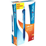 Paper Mate InkJoy 300 RT Bolígrafo retráctil de punta de bola, punta mediana de 1 mm, cuerpo azul con grip, tinta azul Paper Mate InkJoy 300 RT Bolígrafo retráctil de punta de bola, punta mediana de 1 mm, cuerpo azul con grip, tinta azul
