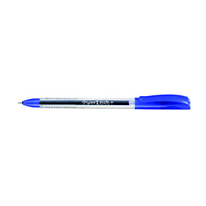Paper Mate Penna gel stick Jiffy, Punta 0,5 mm, Fusto trasparente, Inchiostro blu (confezione 12 pezzi) Paper Mate Penna gel stick Jiffy, Punta 0,5 mm, Fusto trasparente, Inchiostro blu (confezione 12 pezzi)