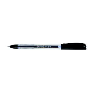 Paper Mate Penna gel stick Jiffy, Punta 0,5 mm, Fusto trasparente, Inchiostro nero (confezione 12 pezzi) Paper Mate Penna gel stick Jiffy, Punta 0,5 mm, Fusto trasparente, Inchiostro nero (confezione 12 pezzi)