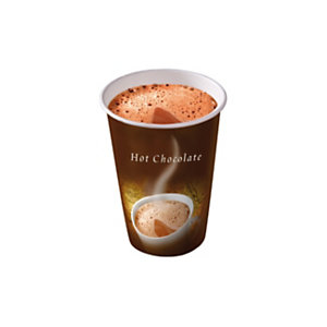 Papercup Gobelets operculés prédosés Chocolat chaud 20 cl - Lot de 10