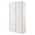 Paperflow Armoire à rideaux EasyOffice métal et polystyrène - L. 110 x H. 204  cm - Corps Blanc  - Rideaux Blanc - 1