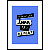 Paperflow Cadre photo avec affiche Team Building fond bleu format A4, 21 x 29,7 cm , contour noir - 1