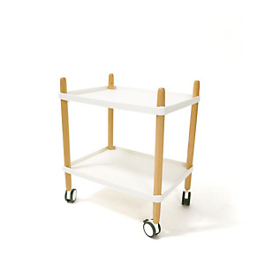 Paperflow Carrello multiuso, 50 x 36 x 55 cm, Faggio/bianco Paperflow Carrello multiuso, 50 x 36 x 55 cm, Faggio/bianco