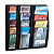 Paperflow Expositor mural modular Portafolletos formato 1/3 A4 - 5 casillas - 2