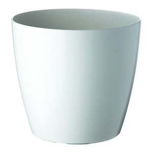 Paperflow Maceta de polipropileno, 25 (ø) cm, color blanco Paperflow Maceta de polipropileno, 25 (ø) cm, color blanco