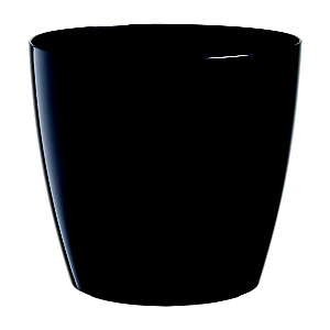 Paperflow Maceta de polipropileno, 25 (ø) cm, color negro Paperflow Maceta de polipropileno, 25 (ø) cm, color negro
