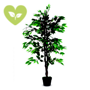 PAPERFLOW Pianta artificiale Ficus Benjamin, Altezza 120 cm