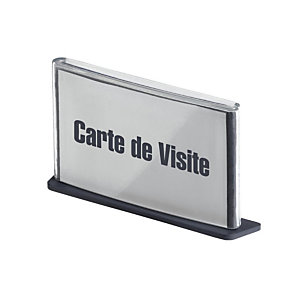 PAPERFLOW Plaque de signalisation Cinatur, format carte de visite 6,5 x 11,5 cm
