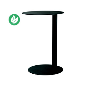Paperflow Table d'appoint Easydesk métal, diamètre 40 cm - Anthracite
