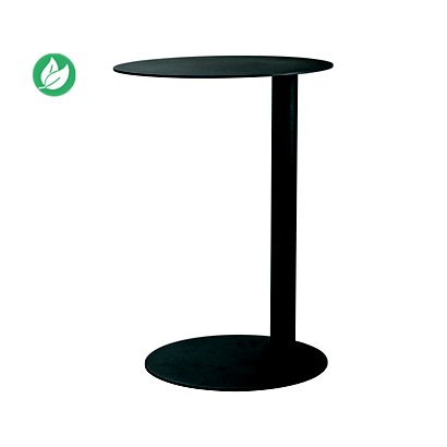 Paperflow Table d'appoint Easydesk métal, diamètre 40 cm - Anthracite - 1