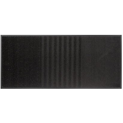Paperflow Tapis d'accueil anti salissures universel 3 en 1 - 90 x 150 cm - Noir - 1
