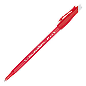 PAPERMATE Penna sfera Replay 40  anniversario - inchiostro cancellabile - punta 1 mm - rosso