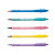 PAPERMATE Penna a sfera a scatto FlexGrip Ultra Pastello, Punta 1 mm, Inchiostro blu (confezione 5 pezzi) - 1