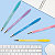 PAPERMATE Penna a sfera a scatto FlexGrip Ultra Pastello, Punta 1 mm, Inchiostro blu (confezione 5 pezzi) - 3