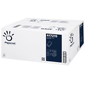 PAPERNET Asciugamani piegati a V - 2 veli - 18 gr - goffratura a onda - 24 x 21 cm - bianco - conf. 150 pezzi PAPERNET Asciugamani piegati a V - 2 veli - 18 gr - goffratura a onda - 24 x 21 cm - bianco - conf. 150 pezzi